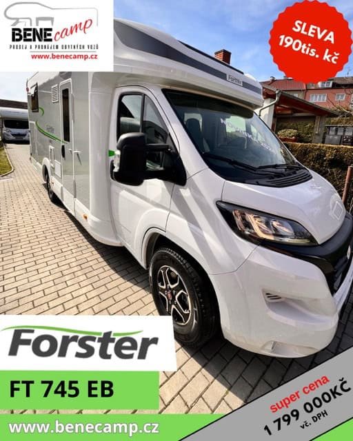 "Obytka Forster T 745 EB – ideální volba pro komfortní rodinné cestování"