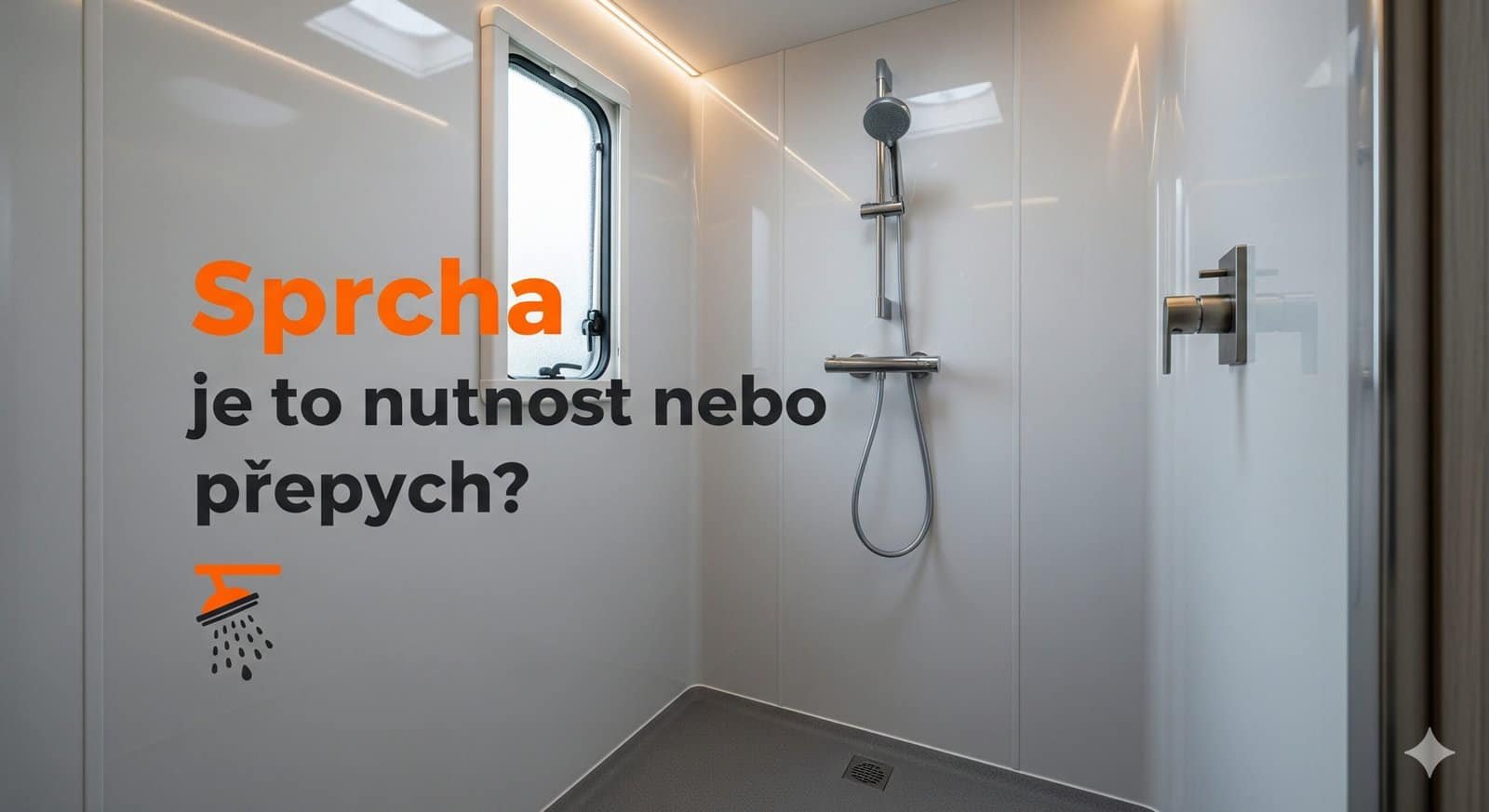 Sprcha v karavanu a obytném voze: Luxus, nebo nutnost?